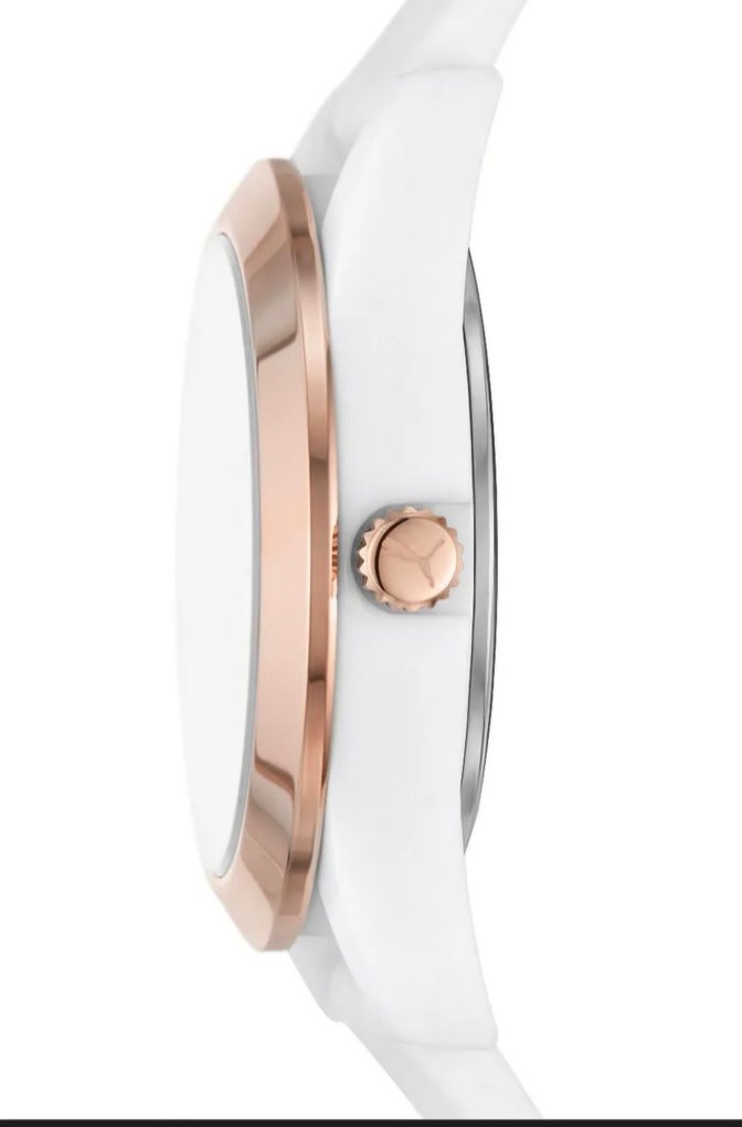 Beyaz Kemerli Kadın Kol Saati - Görsel 3