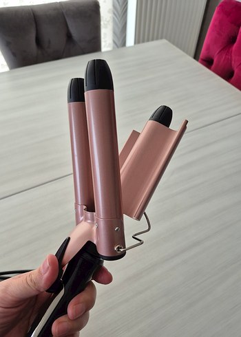 Bej Üçlü Saç Maşası - Görsel 6