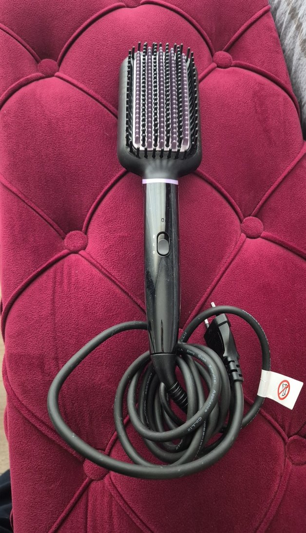 Mor Saç Düzleştirici Fırça - Görsel 2