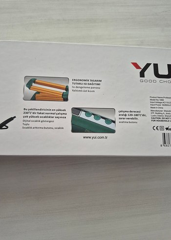 Yeşil Saç Şekillendirici Maşa - Görsel 5