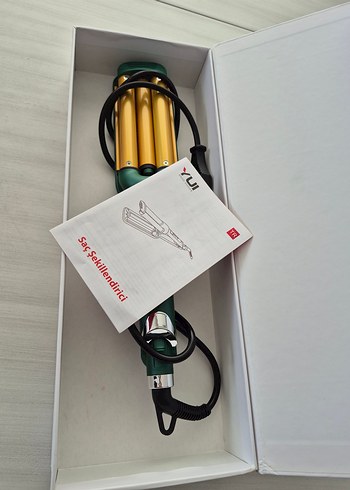 Yeşil Saç Şekillendirici Maşa - Görsel 3