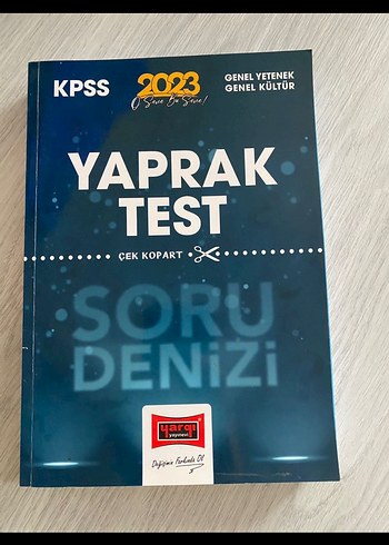 KPSS 2023 Yaprak Test Genel Yetenek ve Kültür