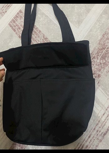 Siyah Baskılı Kadın Çanta - Görsel 3