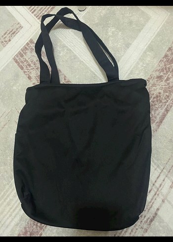 Siyah Baskılı Kadın Çanta - Görsel 4