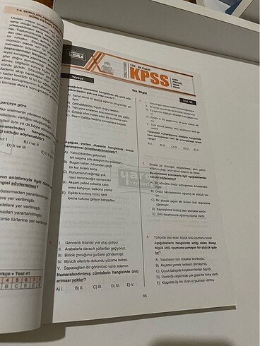 Beden Renk Kpss Ortaöğretim Tüm Dersler Soru Bankası