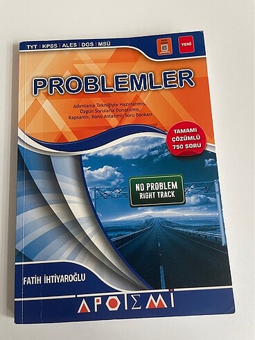 Apotemi Yayınları Kpss Tyt Ales Dgs Msü Problemler Konu Anlatıml