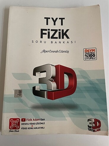 Yks Tyt 3d Yayınları Fizik Soru Bankası