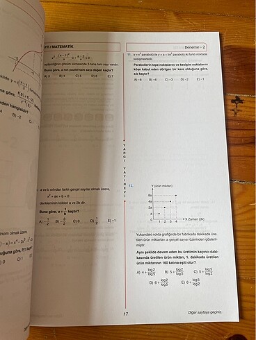  Beden Yargı Yayınları Ayt Matematik Soru Bankası Deneme