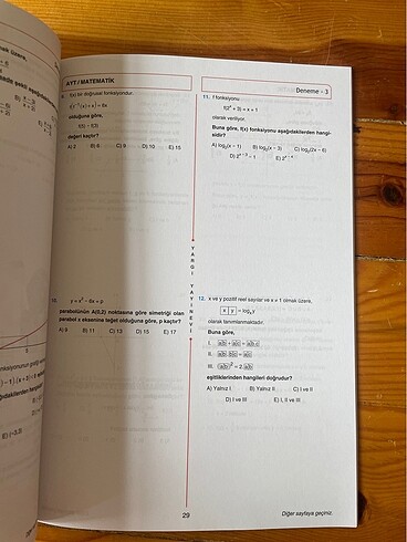  Beden Renk Yargı Yayınları Ayt Matematik Soru Bankası Deneme