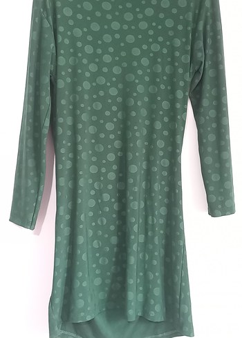 Drapeli Uzun Kollu elbise - Görsel 2