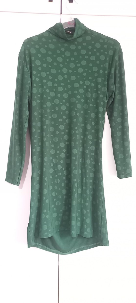 Drapeli Uzun Kollu elbise - Görsel 2