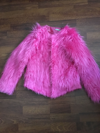 Pembe Kürklü Ceket