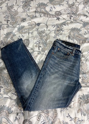 Armani Erkek Mavi Normal Boy Bol Kesim Jean