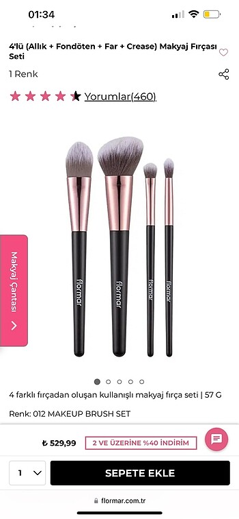 Flormar Flormar Fırça Seti