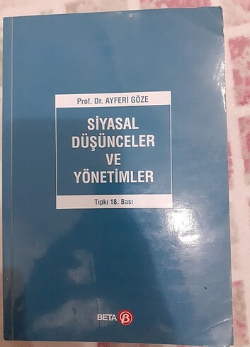 Siyasal düşünceler ve yönetimler ayferi göze 