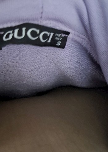 Gucci Erkek Kapüşonlu Sweatshirt Mor - Görsel 3