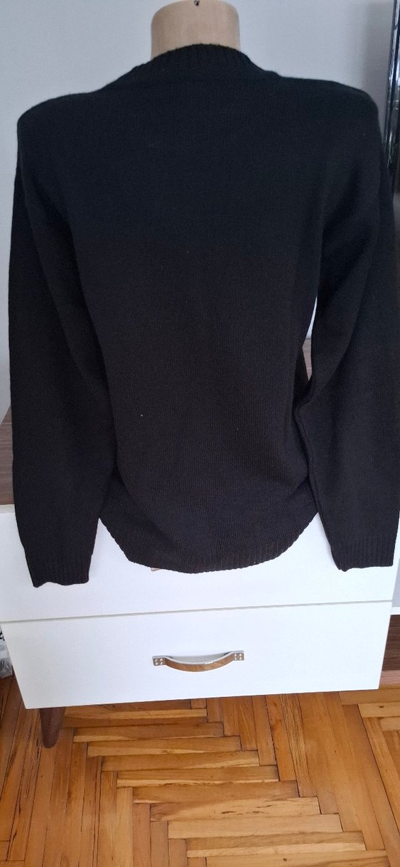 Siyah Kadın Triko Kazak - Görsel 2