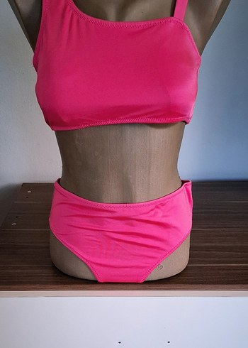 Pembe Drapeli Mini Mayo Takımı - Görsel 2