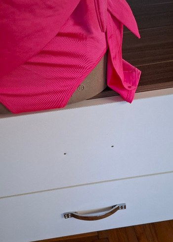 Pembe Drapeli Mini Mayo Takımı - Görsel 3