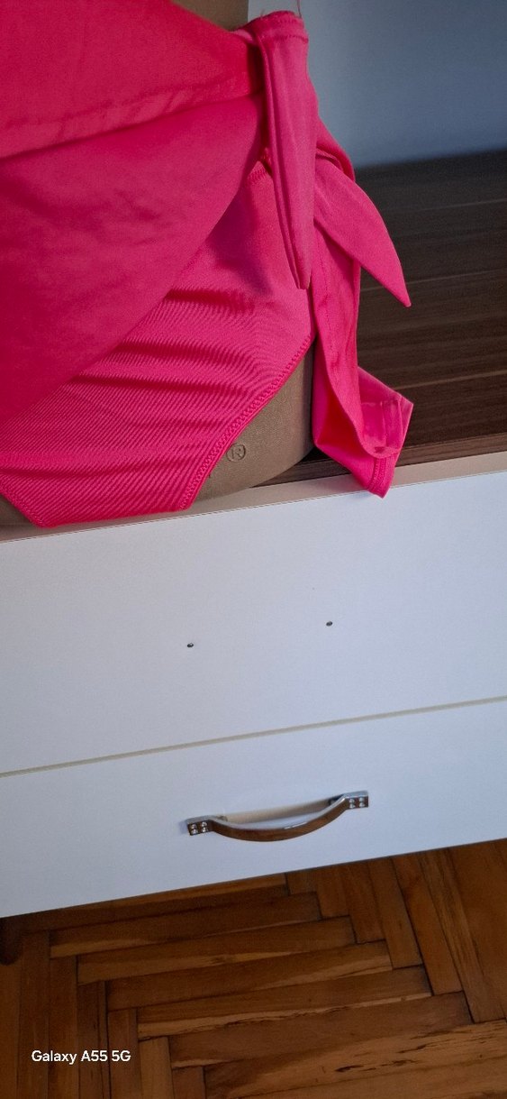 Pembe Drapeli Mini Mayo Takımı - Görsel 3