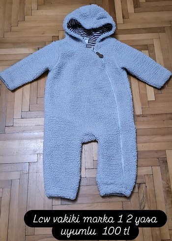 Gri Erkek Bebek Örgü Polar Tulum
