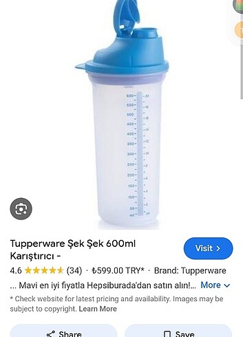 Tupperware şek şek 600 ml 