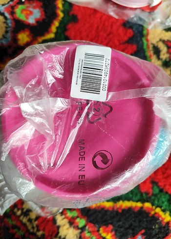 tupperware renkli kaplar 3 lü