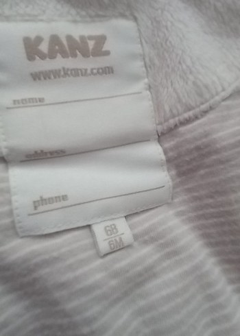 Kapüşonlu Düğmeli Beyaz Mont - Görsel 2