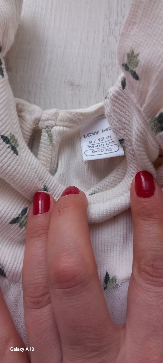 Beyaz İşlemeli Çocuk Elbisesi - Görsel 5