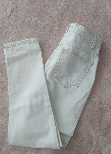 Trendyolmilla bej mom jean 