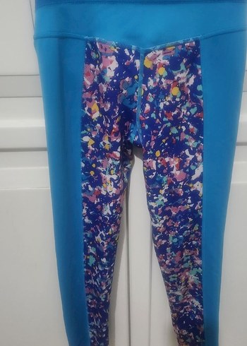 Renkli Desenli Nike Spor Tayt - Görsel 2