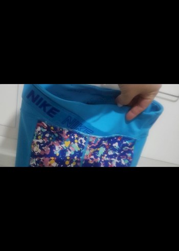 Renkli Desenli Nike Spor Tayt - Görsel 6