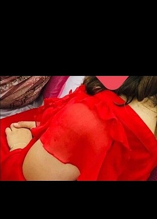 36 Beden kırmızı Renk Kırmızı elbise