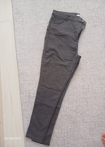 LC Waikiki Gri Kadın Denim Pantolon