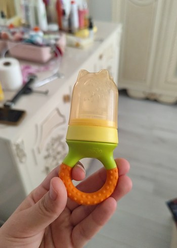 Renkli Turuncu Bebek Emziği