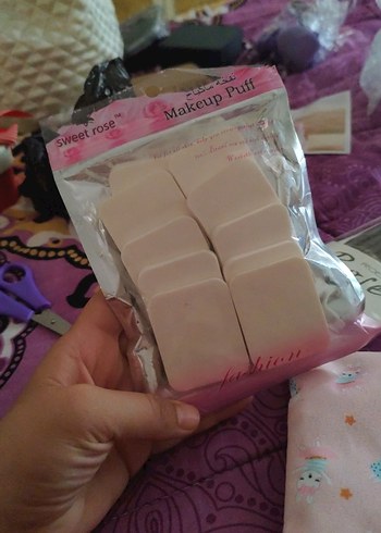 Beyaz Pastel Makyaj Süngeri Seti - Görsel 3