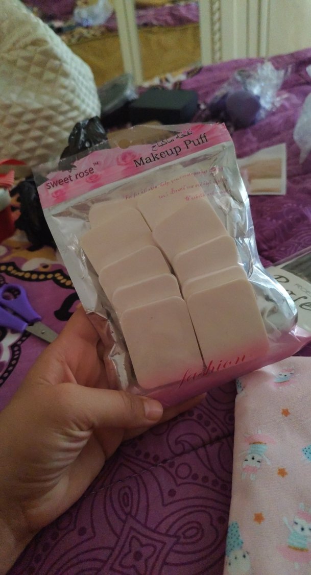 Beyaz Pastel Makyaj Süngeri Seti - Görsel 3