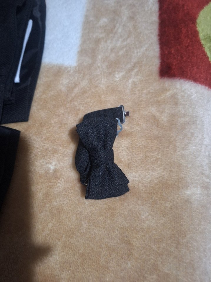 Düğmeli Siyah Erkek Kısa Takım Elbise - Görsel 5