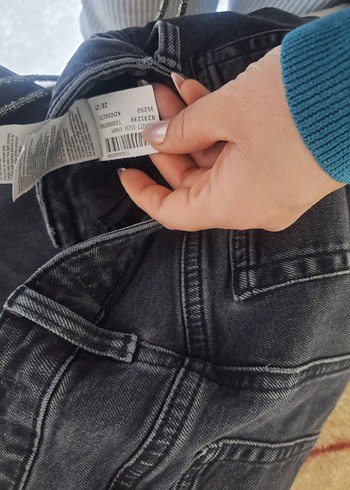 Kahverengi Kadın Normal Kesim Kot Pantolon - Görsel 2