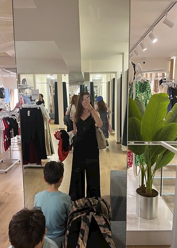 Siyah Transparan Midi Tulum