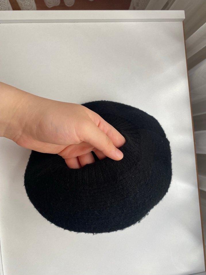 Siyah fransız şapkası - Görsel 3