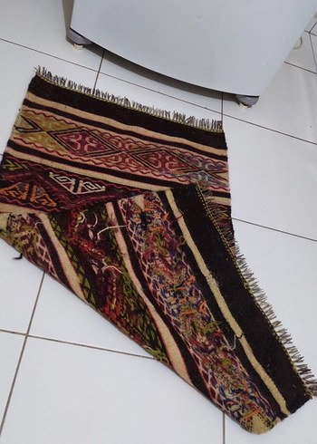 Renkli Etnik Desenli Geleneksel cicim kilim - Görsel 2