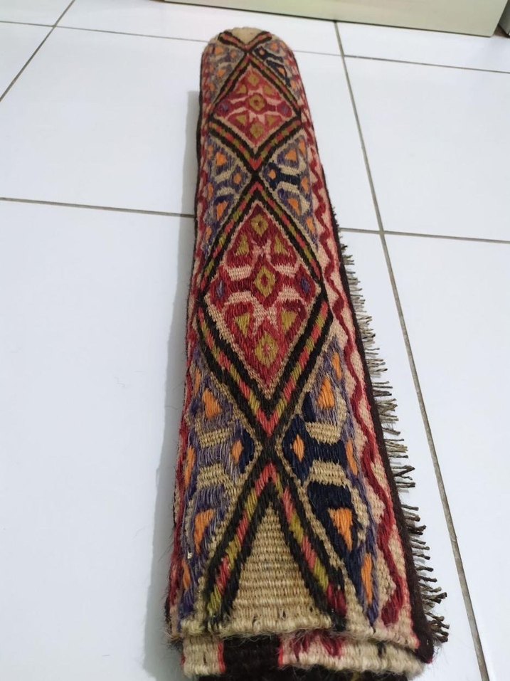 Renkli Etnik Desenli Geleneksel cicim kilim - Görsel 3