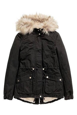 h&m parka