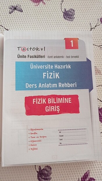 Testokul tyt fizik ders anlatım föyleri