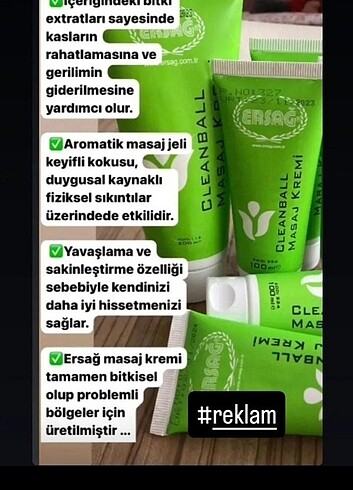 Etsağ msaj kremi