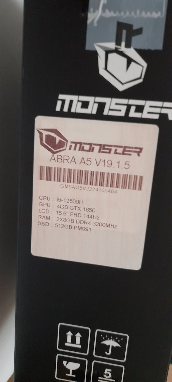 Monster Dizüstü Bilgisayar abra a5 v19.1.5 - Görsel 4