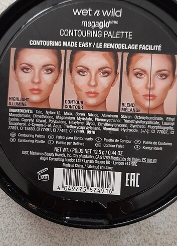 Beden Renk Wet n wild kontür paleti