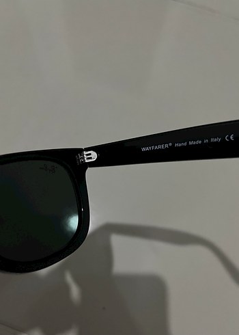 Parlak Siyah Ray-Ban Kadın Güneş Gözlüğü - Görsel 7