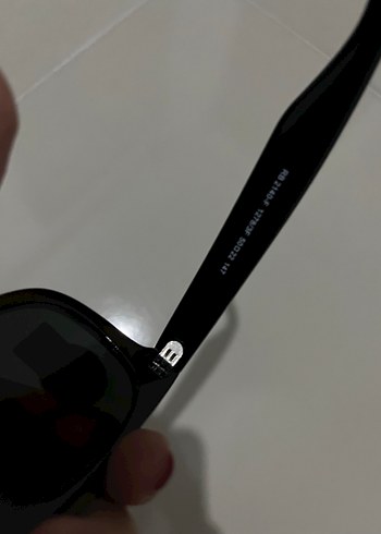 Parlak Siyah Ray-Ban Kadın Güneş Gözlüğü - Görsel 8